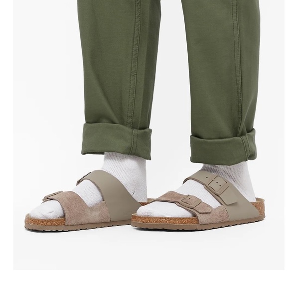 BIRKENSTOCK ARIZONA SPlit sandal leather Suede Grey/ Taupe size 45 - Picture 4 of 14